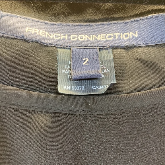 French connection, black midi dress - Picture 4 of 5